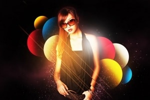 Stylize Model Shoot Using Colorful Shapes in Photoshop