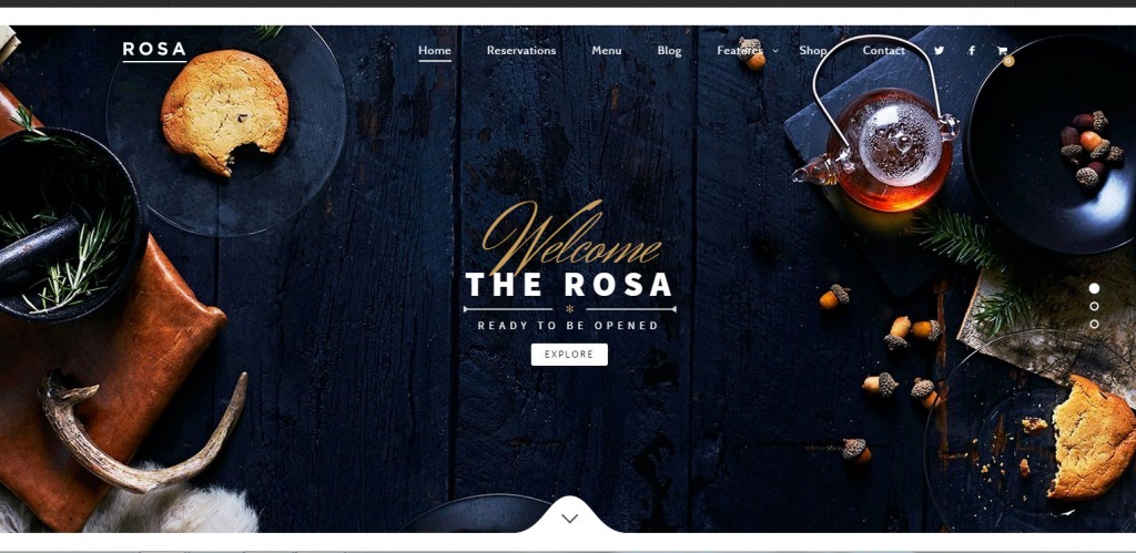 ROSA Parallax WordPress Themes