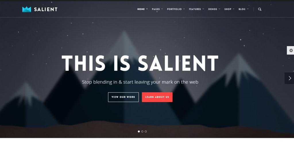 Salient Parallax WordPress Themes