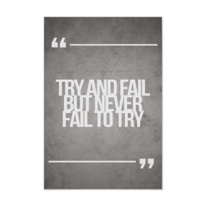 15 Best Entreprenuer Quotes-Try and Fail but Never Fail to Try